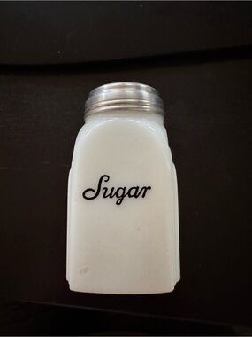 1930’s McKee milk glass sugar shaker
